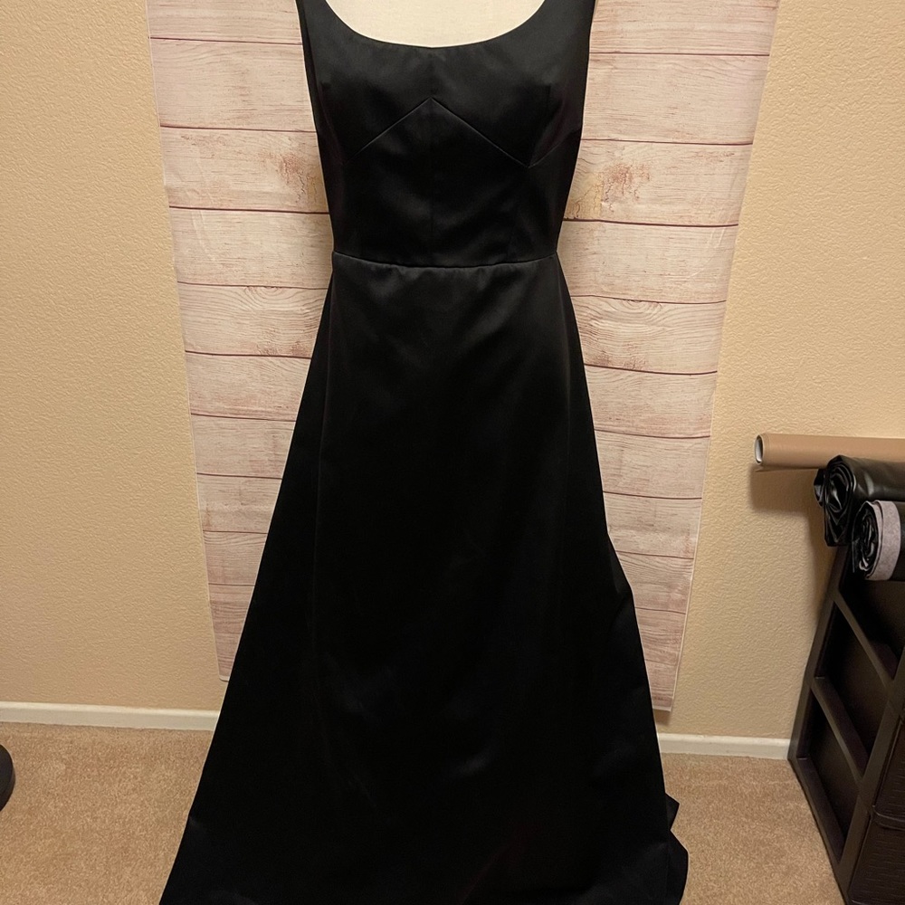 Barney’s New York Black Formal Dress size 12 NWT Floor Length